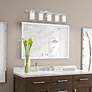 1_Manhattan 35 1/2" Wide Polished Chrome 5-Light Bath Light in scene