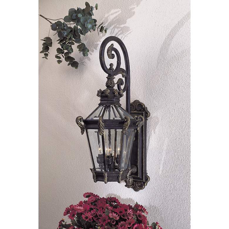 Image 3 Stratford Hall Collection 33 1/2 inch High Outdoor Wall Light in scene