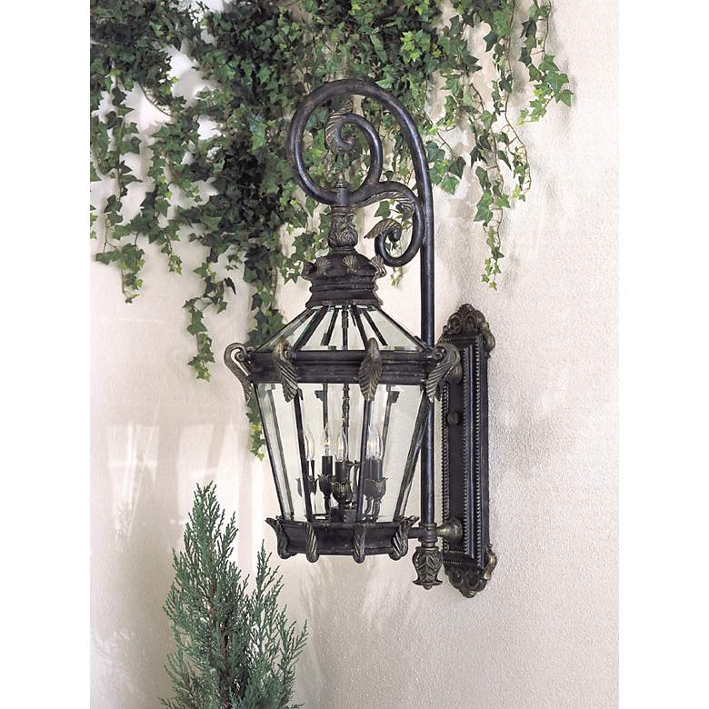 Stratford Hall 41&quot; High Large Outdoor Wall Lantern in scene