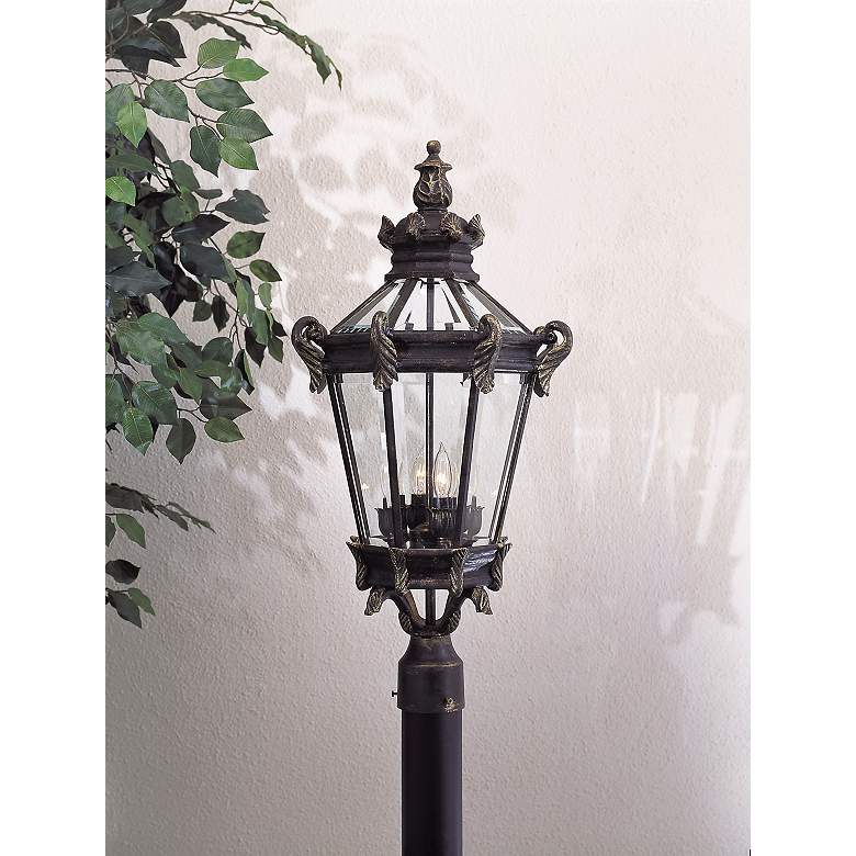 Image 1 Minka Stratford Hall Collection 28" High Outdoor Post Mount Light in scene
