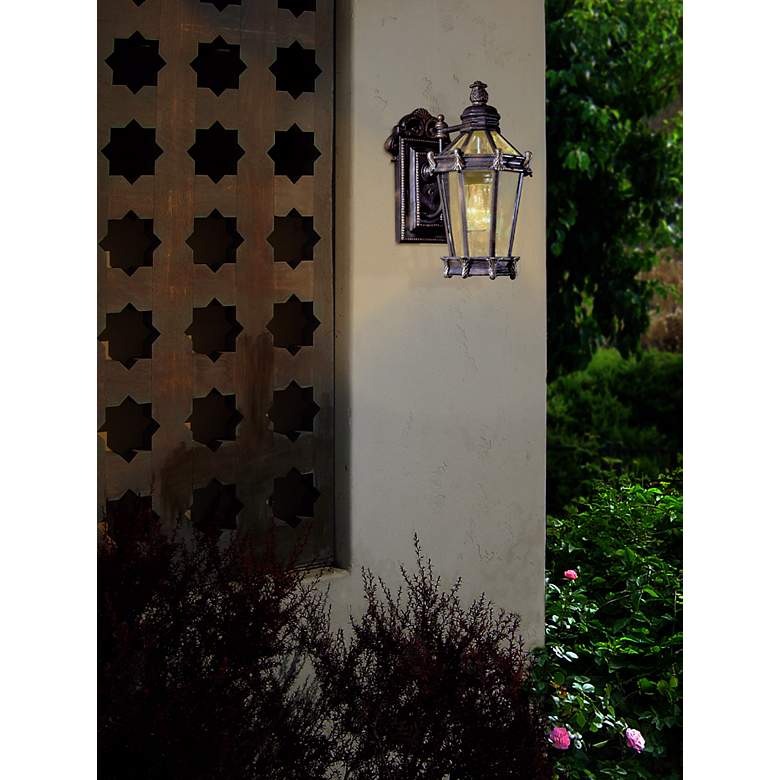 Image 1 Stratford Hall Collection 14 7/8 inch High Outdoor Wall Light in scene