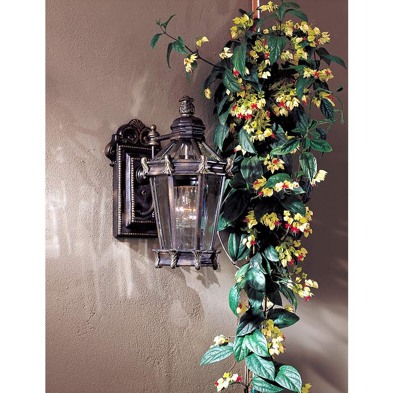 Image 3 Stratford Hall Collection 14 7/8 inch High Outdoor Wall Light in scene
