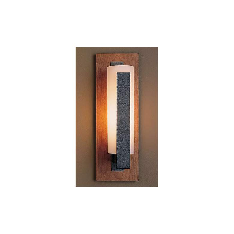 Image 1 Hubbardton Forge ADA Compliant Vertical Cherry Sconce in scene