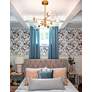 1_Abii 26" Wide Vintage Bronze 8-Light Chandelier in scene