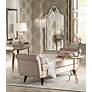 Uttermost Acacius Antiqued Glass 30" x 66" Wall Mirror in scene