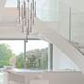 1_ET2 Stillo 25 1/2" Wide Black LED Multi Light Pendant in scene