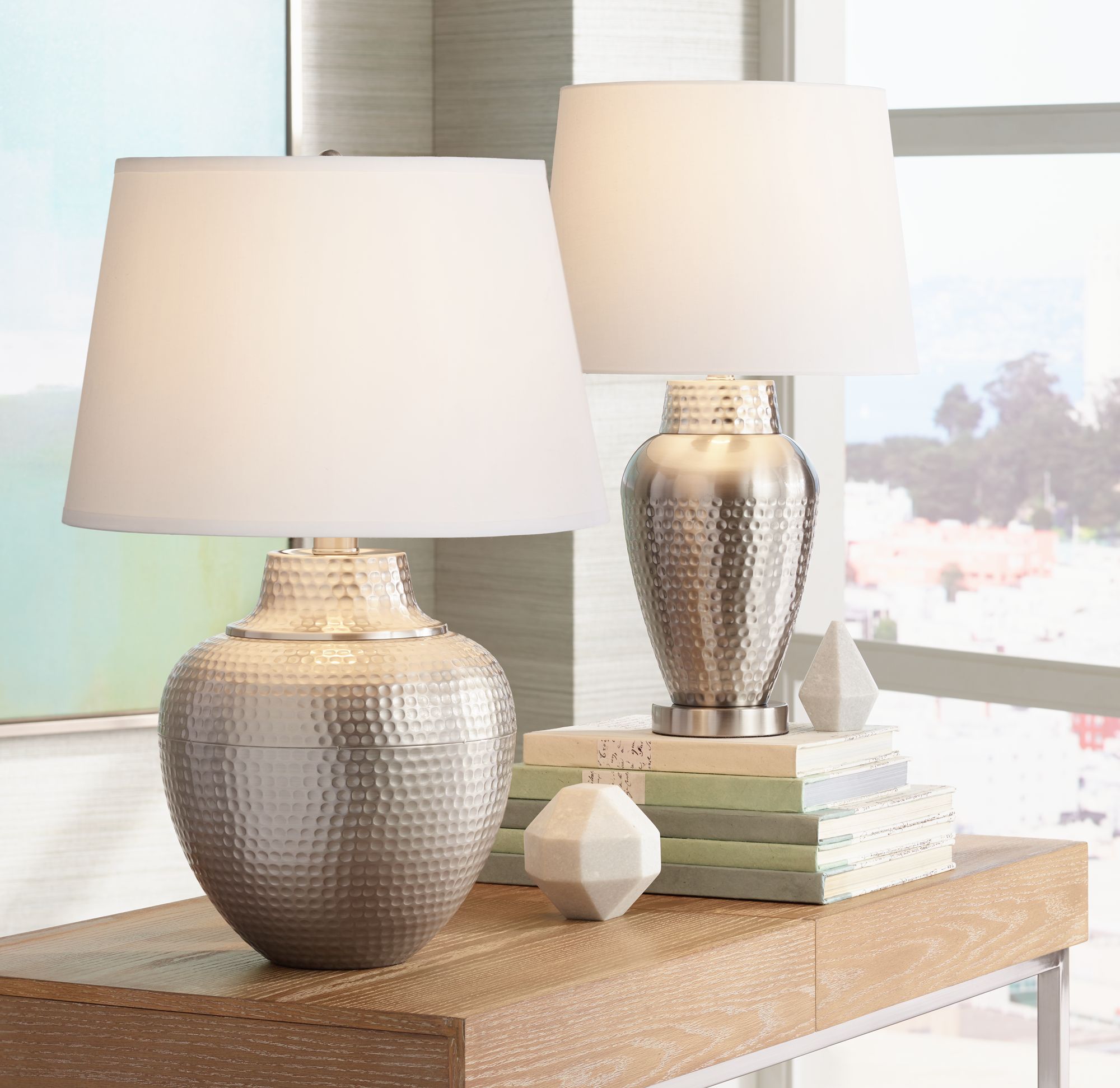 terrazzo light speckled coffee table