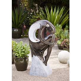 Image1 of Graceful Form 43" High Modern Fountain in scene