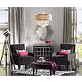 Thumbnail1 of Uttermost Fascination 22" Wide Modern Crystal 3-Light Drum Chandelier in scene
