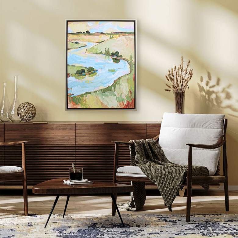 Image 1 Landscape I 36 inchH Rectangular Giclee Framed Canvas Wall Art in scene