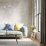 1_Circulo 24" Wide Silver LED Ring Chandelier in scene
