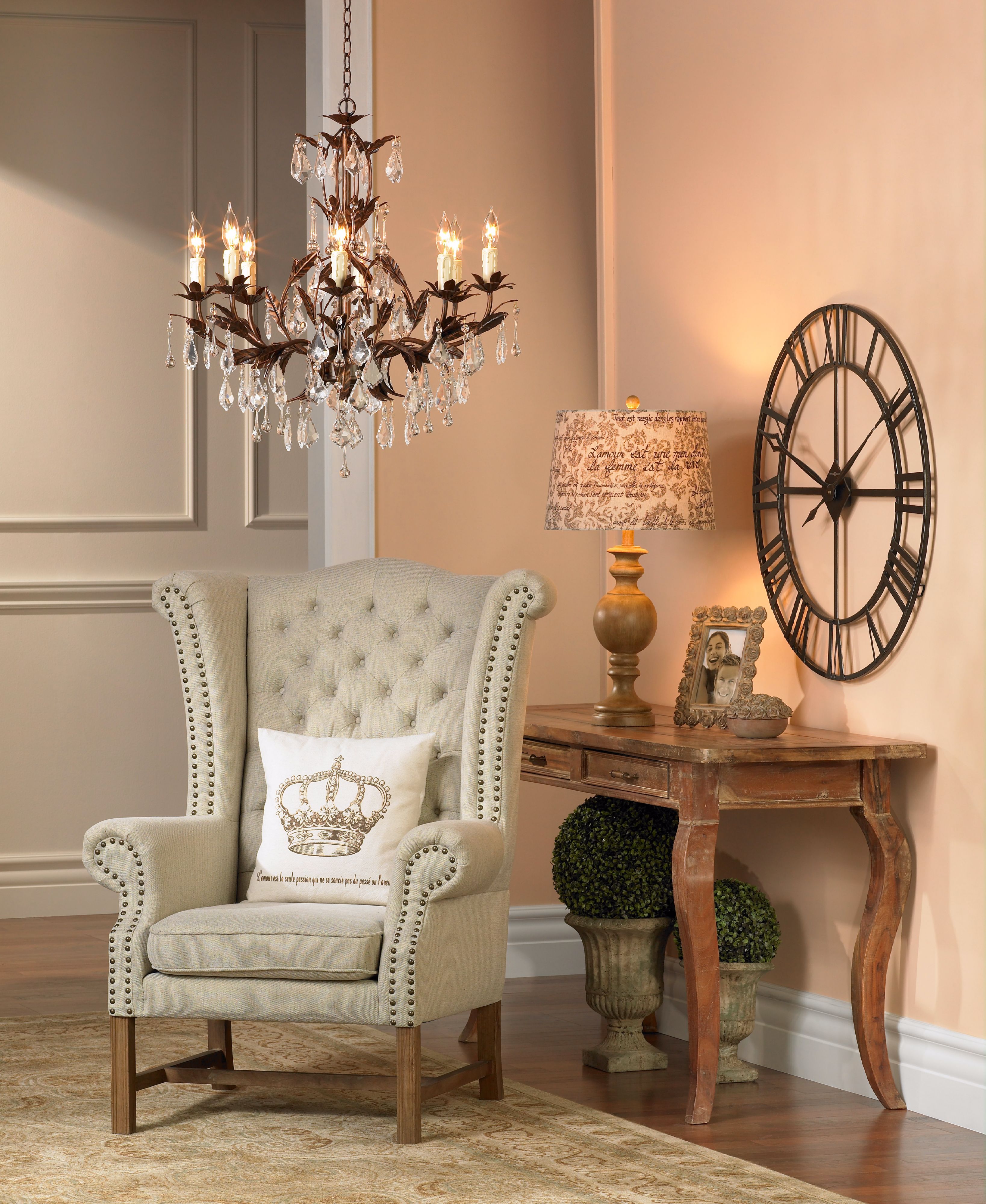 Howard Miller Lacy Quartz 32" Round Wall Clock M8680 Lamps Plus