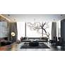 1_Arrington 42" Wide Rubbed Brass 6-Light Candle Chandelier in scene