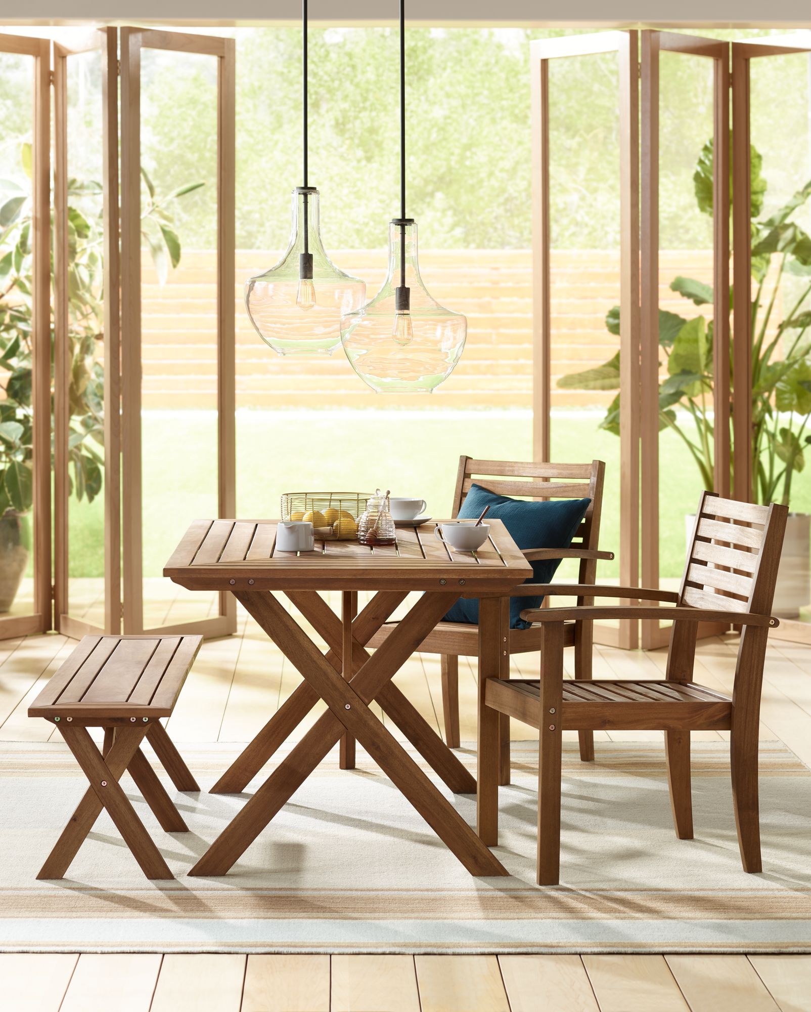 Kichler Everly 13 3/4" Wide Olde Bronze Clear Glass Pendant in scene