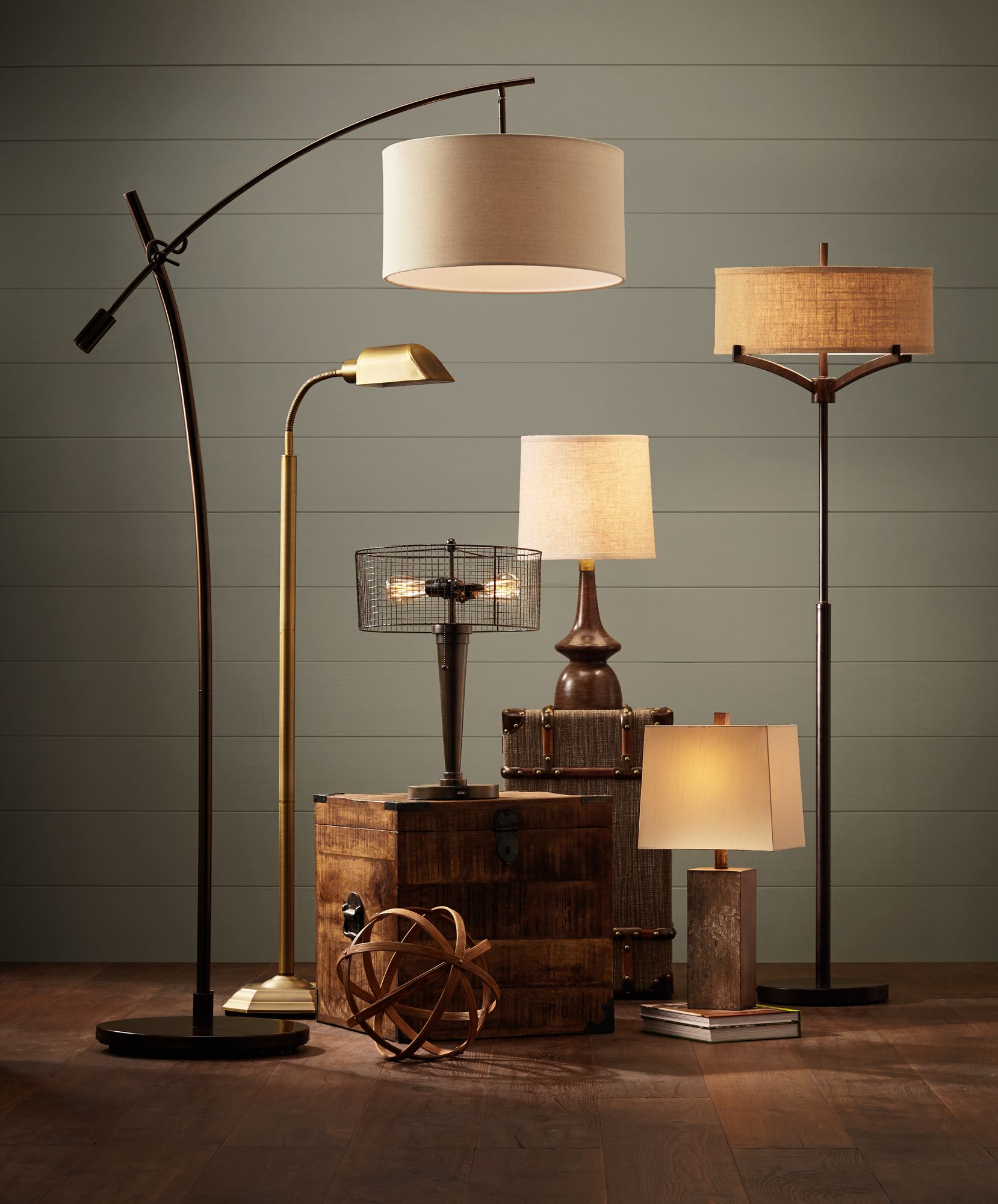 mcm bedside lamps