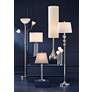Deco Collection Stacked Crystal Table Lamp in scene
