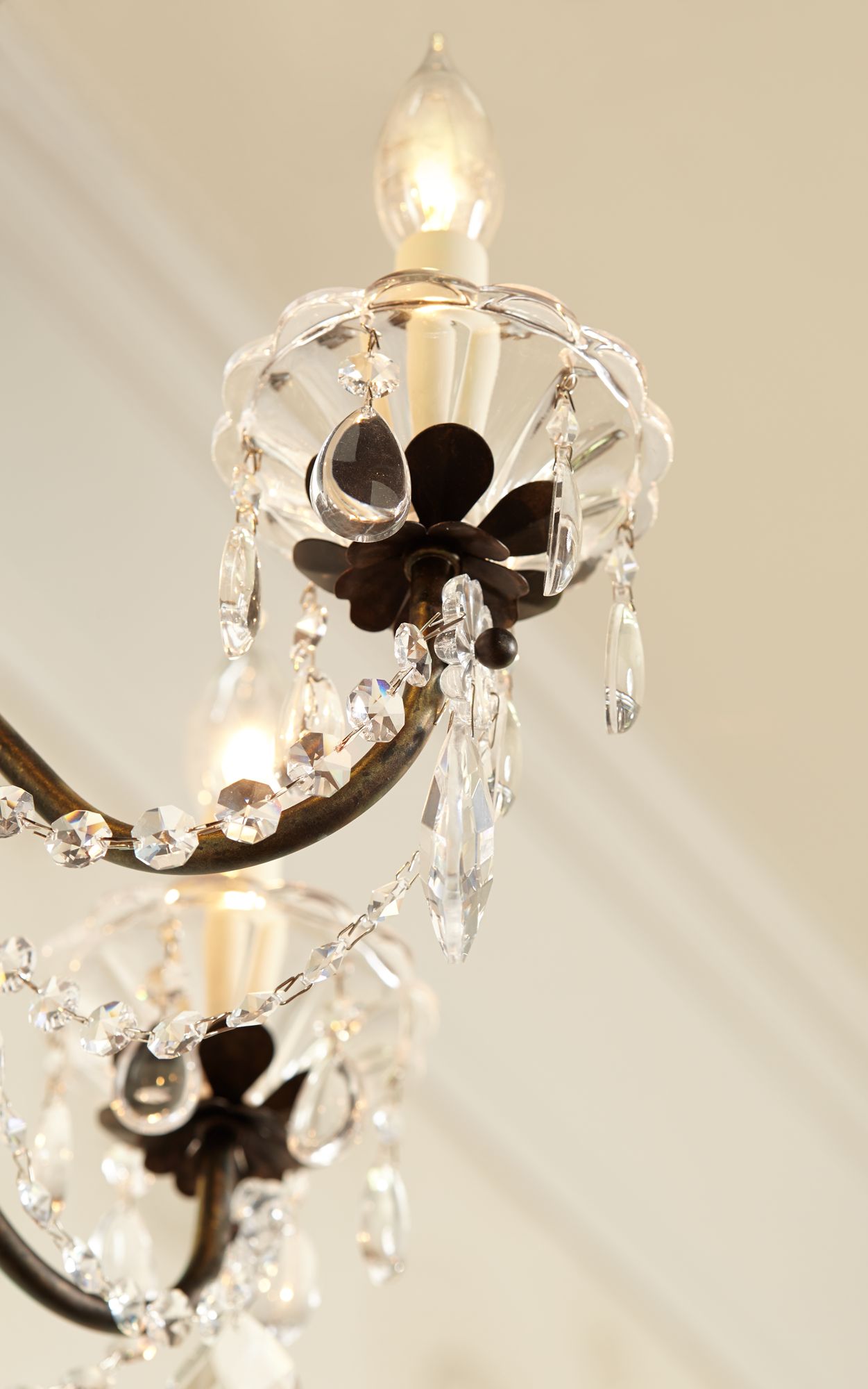 Schonbek Bagatelle 21" Wide Heirloom Bronze Handcut Crystal Chandelier in scene