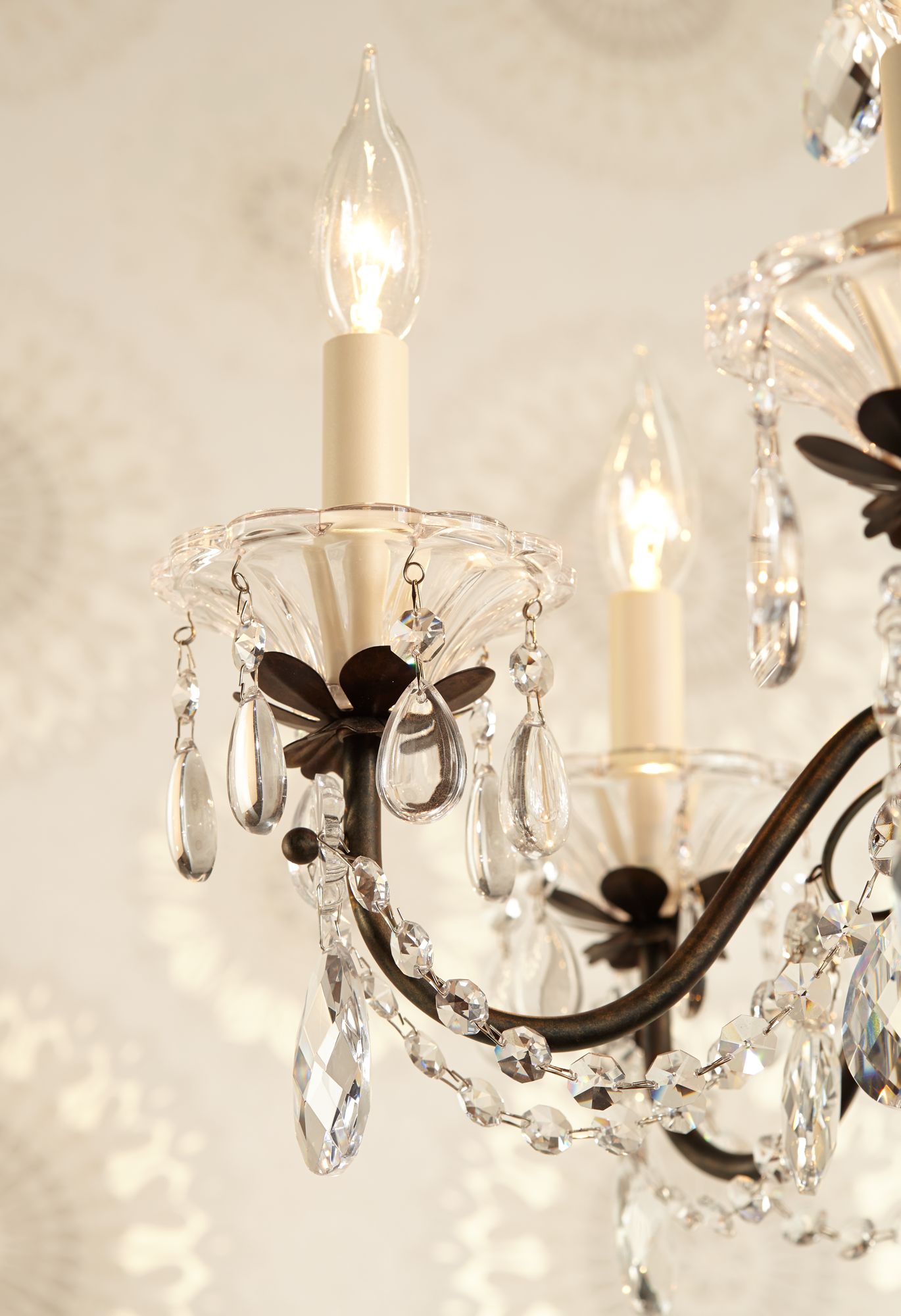 Schonbek Bagatelle 21" Wide Heirloom Bronze Handcut Crystal Chandelier in scene