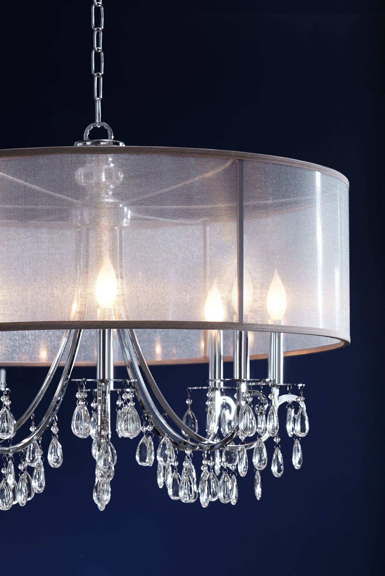 Hampton Collection 32" Wide Chandelier in scene