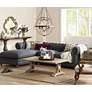 Thumbnail1 of Monroe Multi-Color Camelback Exposed Wood Accent Chair in scene