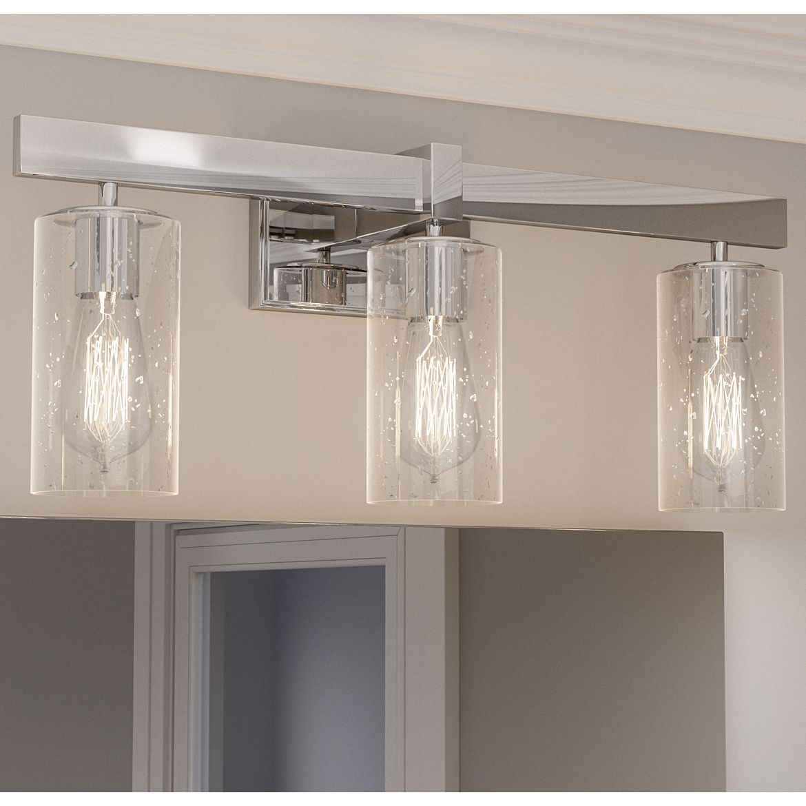 Silver, Transitional, Bathroom Sconces, Bathroom Lighting Lamps Plus