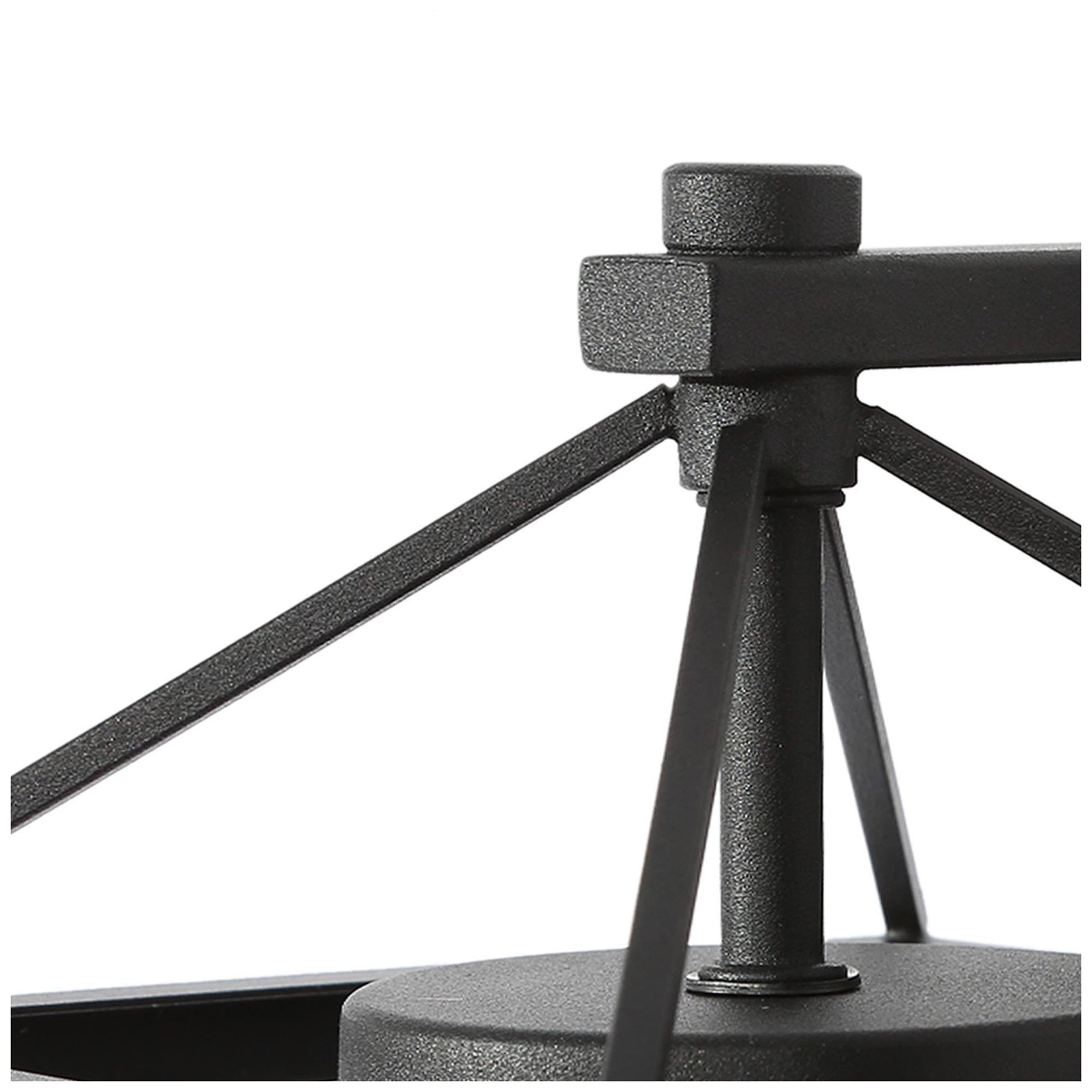 Image 2 1-Light 10.2"H Geometric Black Wall Lamp more views