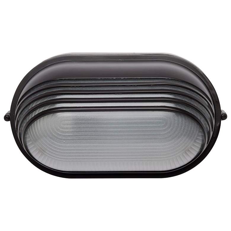 Image 2 1 Light - 10 in. - Oval Hood Bulk Head - Die Cast Bulk Head more views