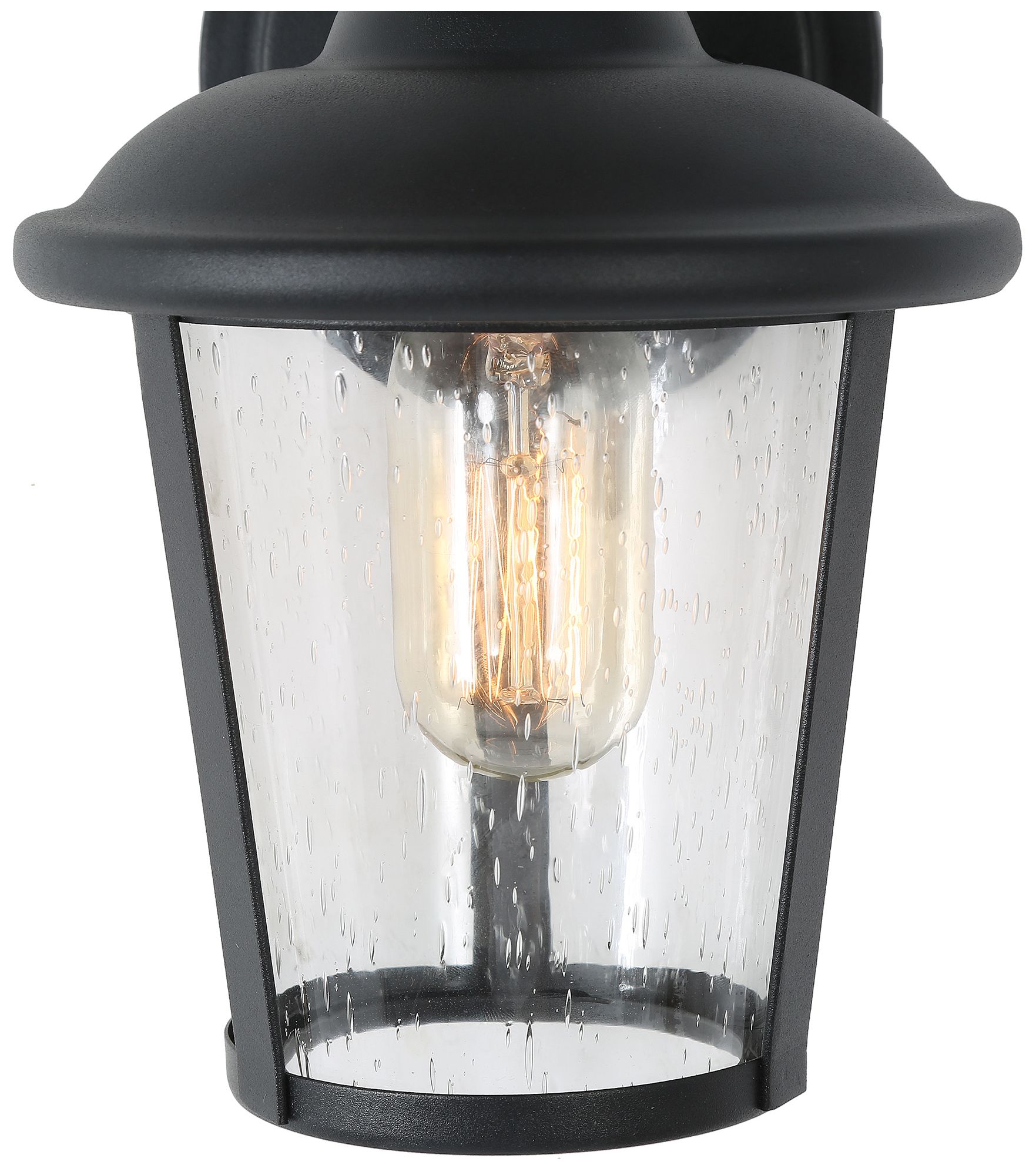 Image 3 1-Light 11"H Classic Black Wall Lamp more views