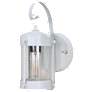 1 Light; 11 in.; Wall Lantern; Piper Lantern with Clear Seed Glass