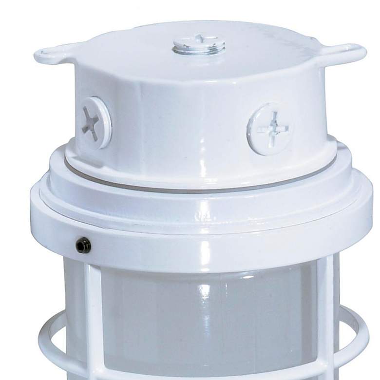 Image 2 1 Light - 11" - Industrial Style - Surface Mount with Frosted Glass more views
