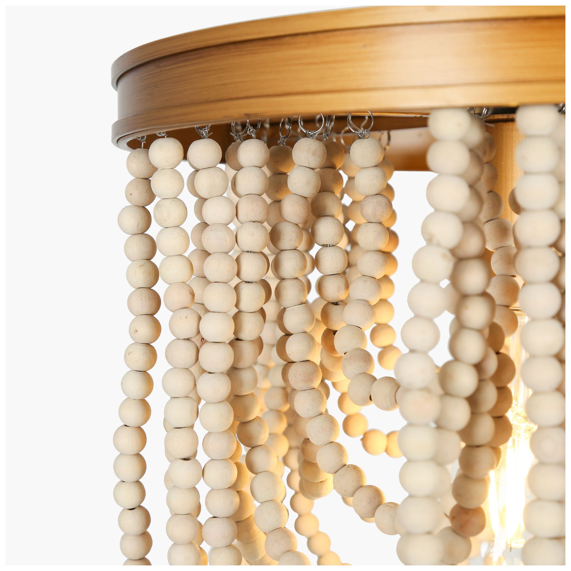Image 2 1-Light 11"W Waterfall Antique Gold Pendant Lights more views