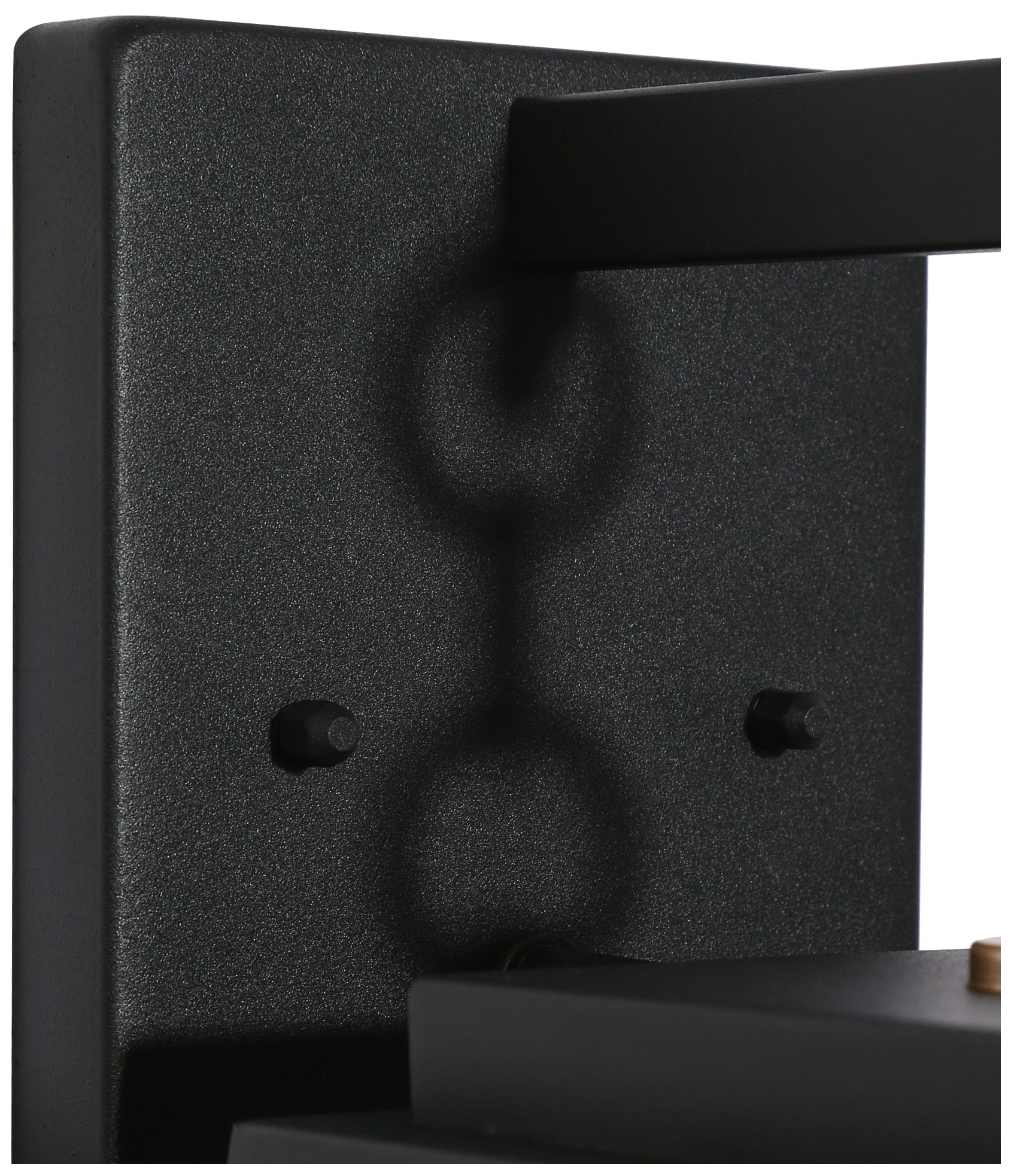 Image 7 1-Light 12"H Rectangle Brushed Black and Dark Gold  Wall Lamp more views