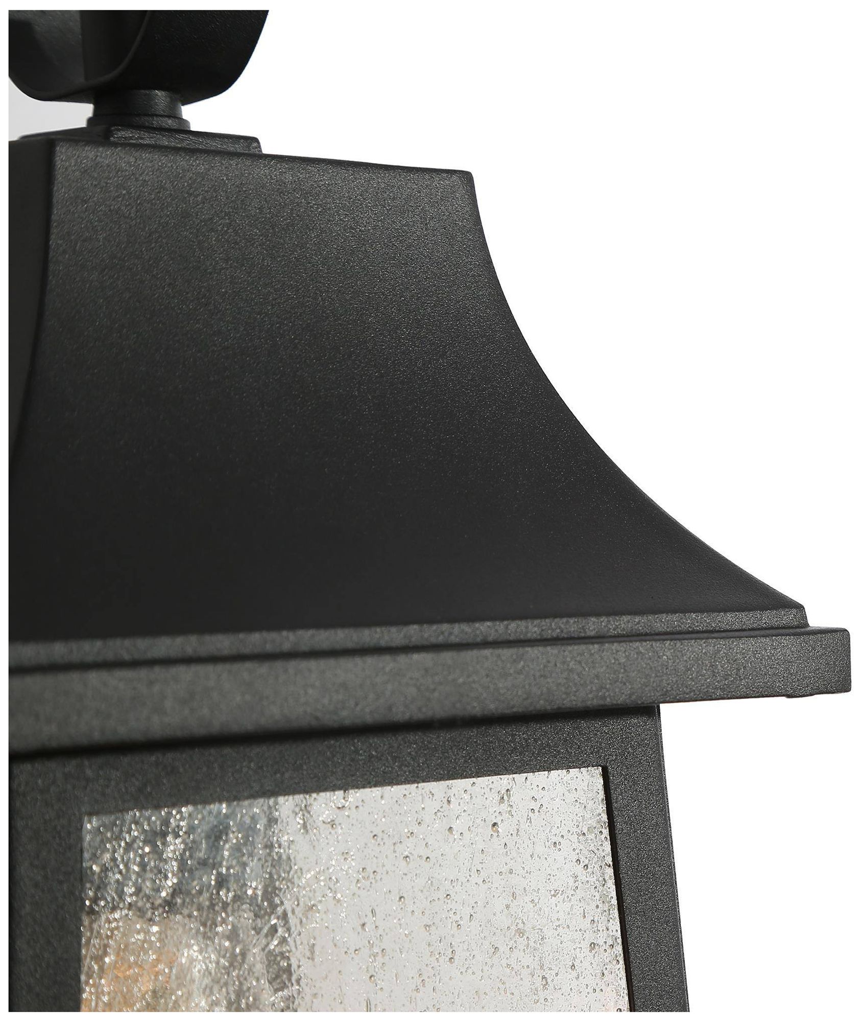 Image 2 1-Light 13.5"H Geometric Black Wall Lamp more views