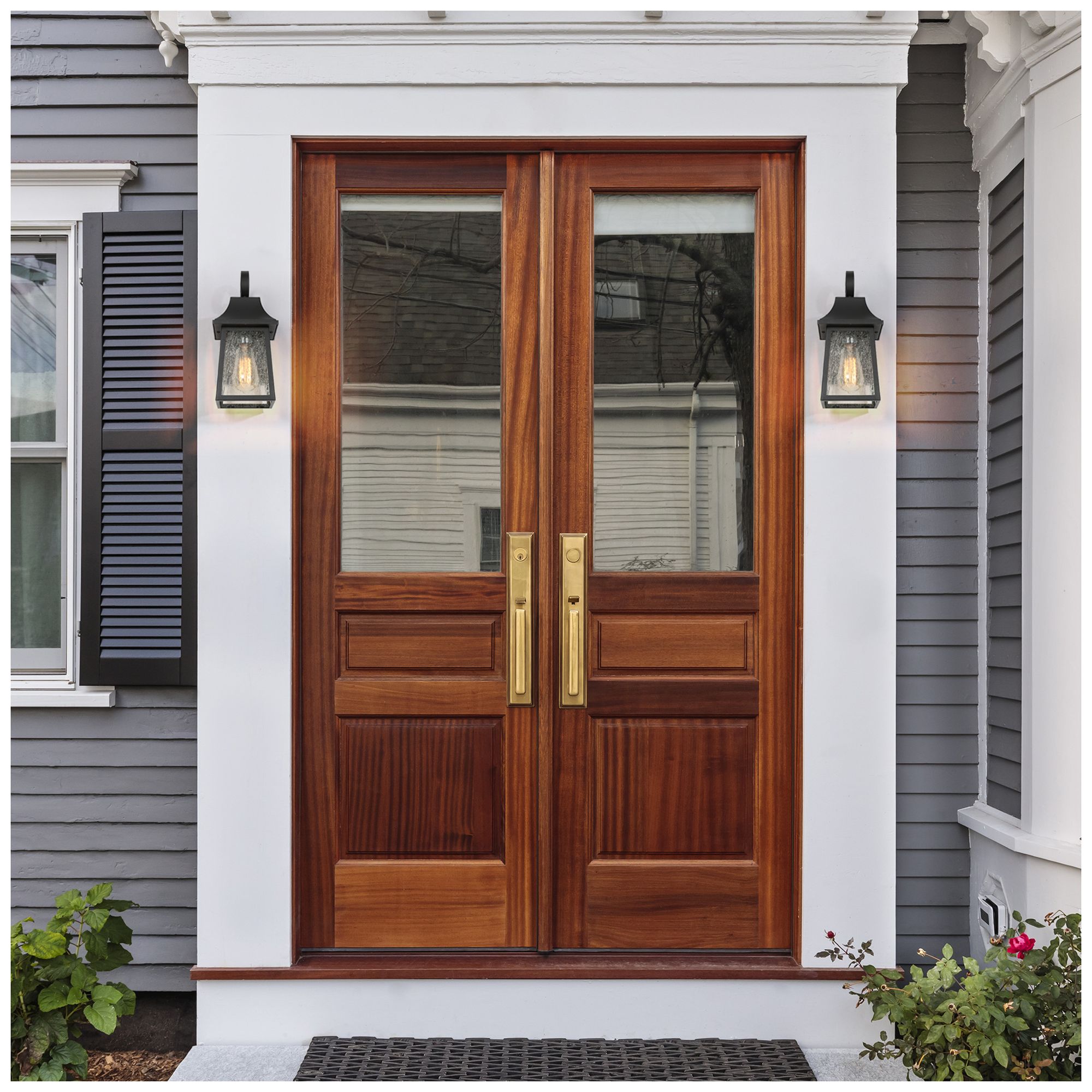 Image 7 1-Light 13.5"H Geometric Black Wall Lamp more views