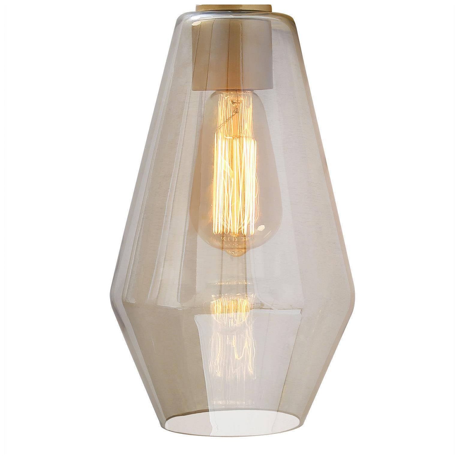 Image 4 1-light 16.1"H Geometric Gold Wall Lamp more views