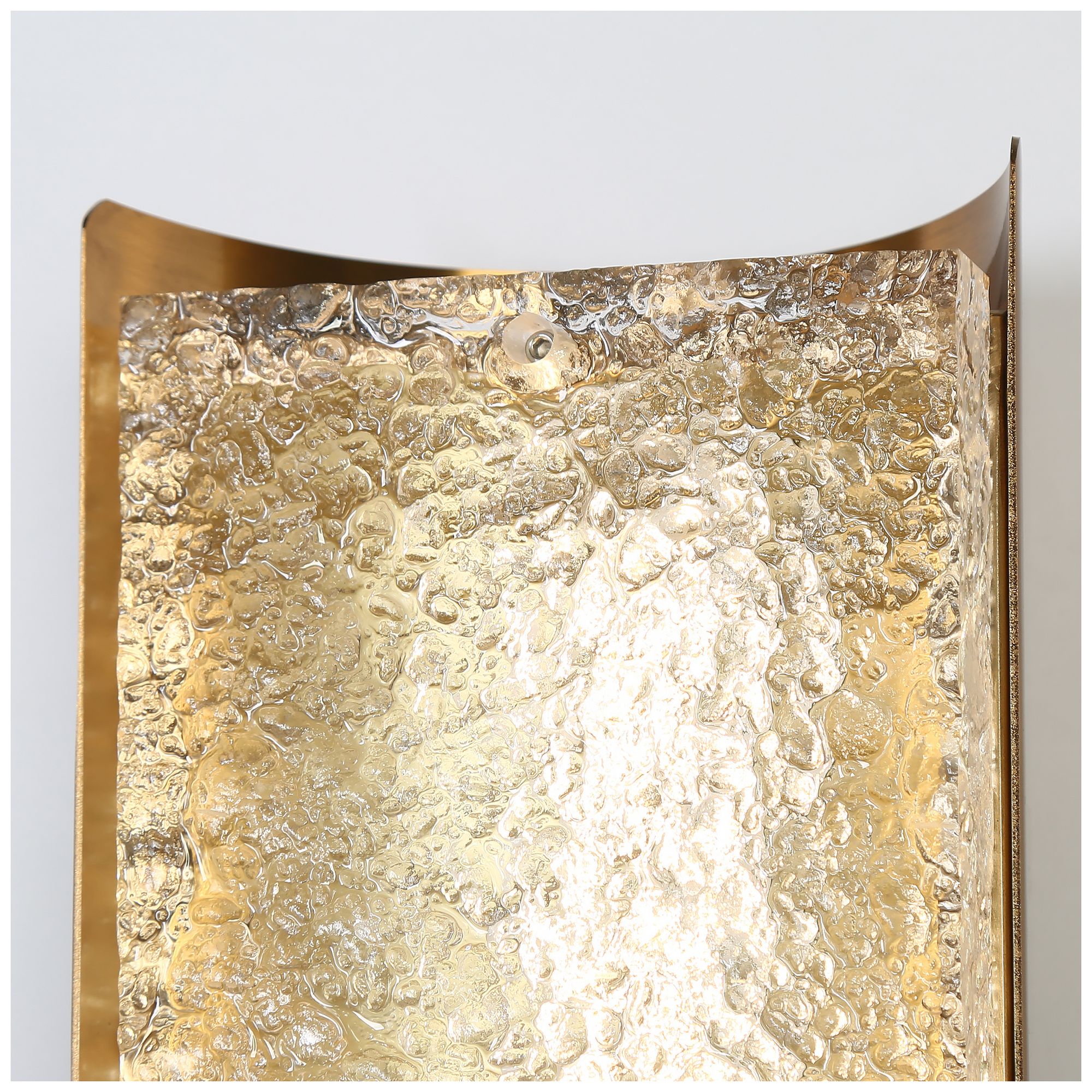 Image 2 1-Light 23.6"H Rectangle Matt Black and Brass Wall Lamp more views