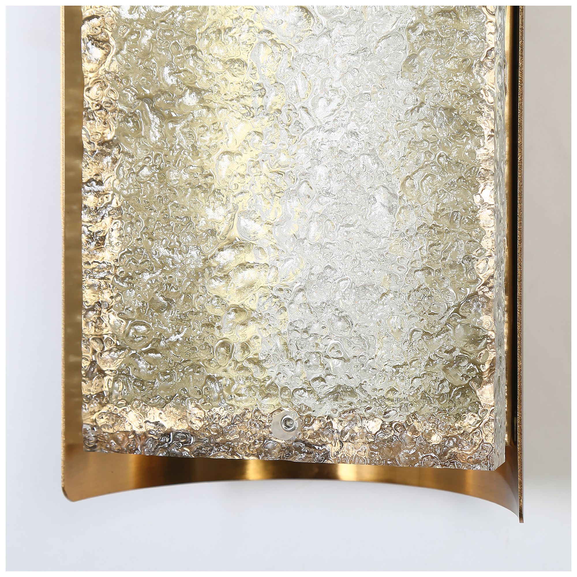 Image 3 1-Light 23.6"H Rectangle Matt Black and Brass Wall Lamp more views