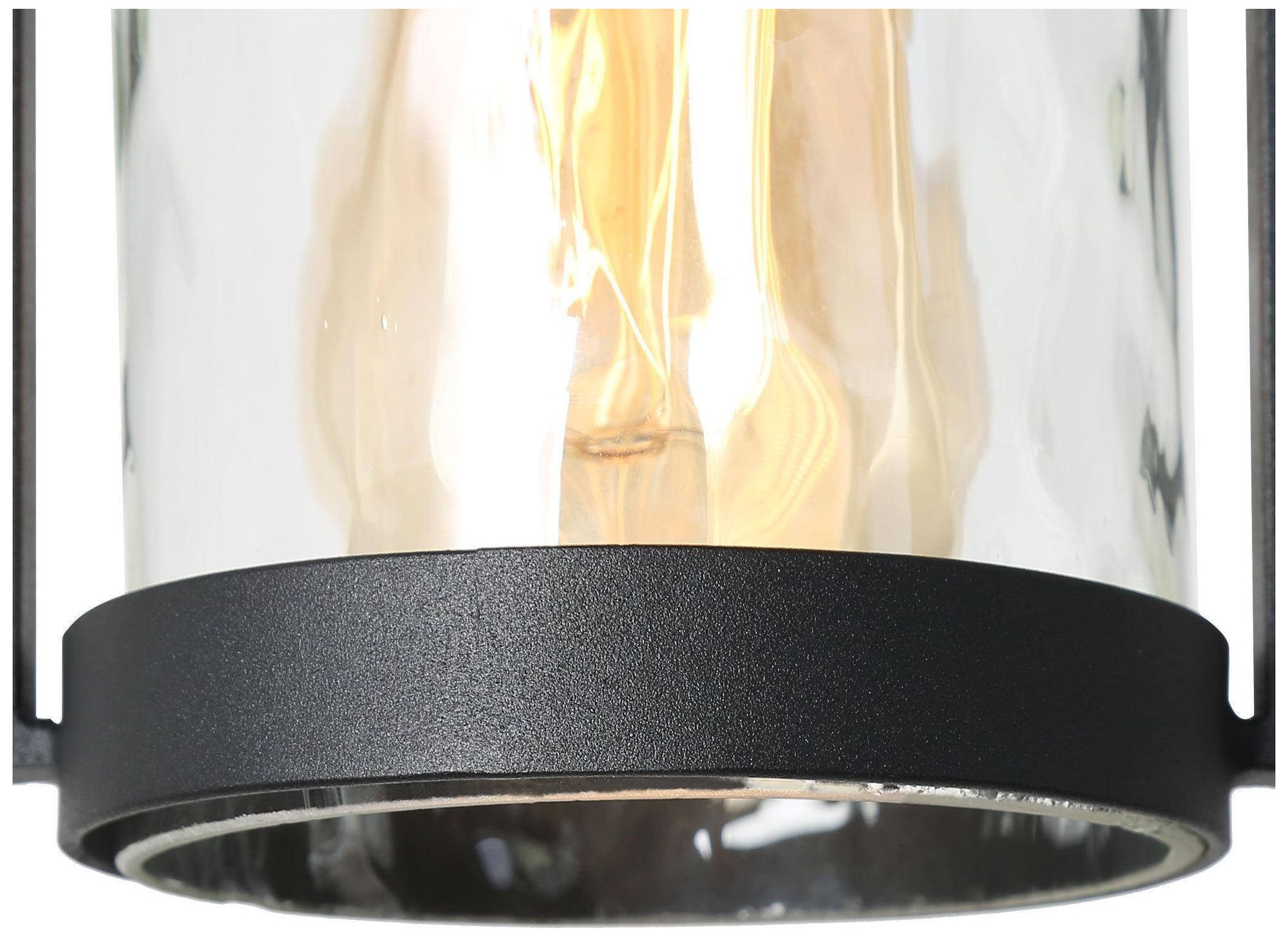 Image 5 1-Light 5.5"W Cylinder Brushed Black Pendant Lights more views