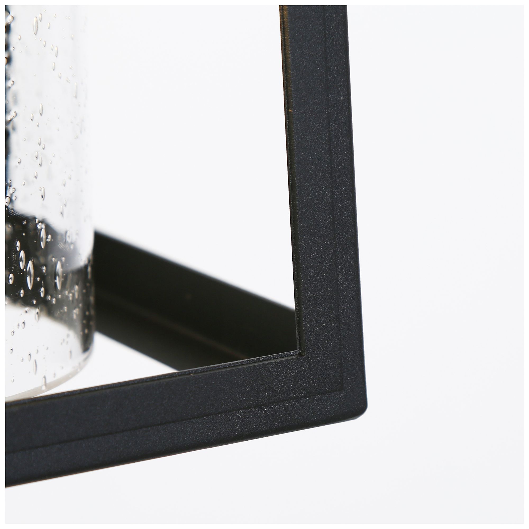 Image 4 1-Light 5.9"W Rectangle Black Pendant Lights more views