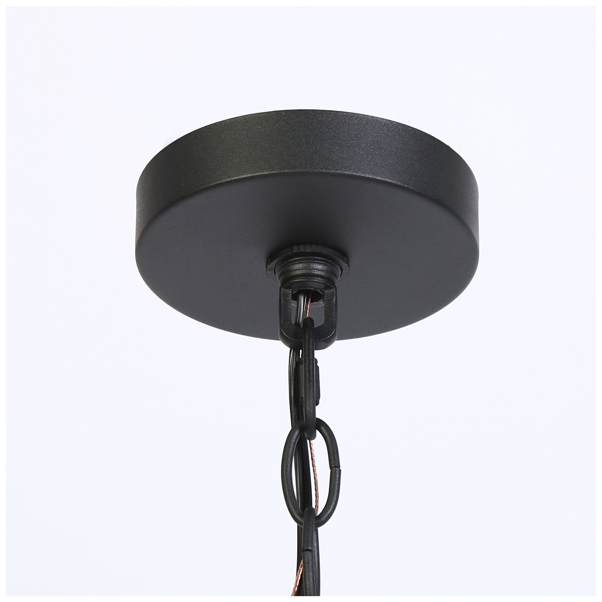 Image 5 1-Light 5.9"W Rectangle Black Pendant Lights more views