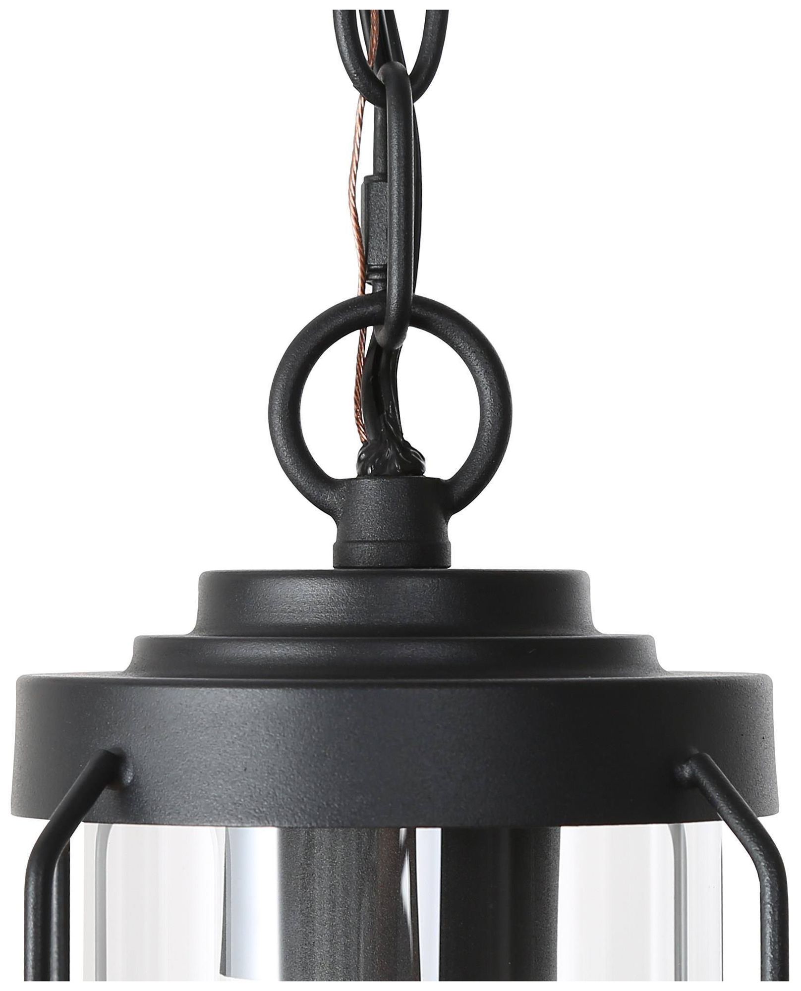 Image 3 1-Light 6.3"W Cylinder Brushed Black Pendant Lights more views