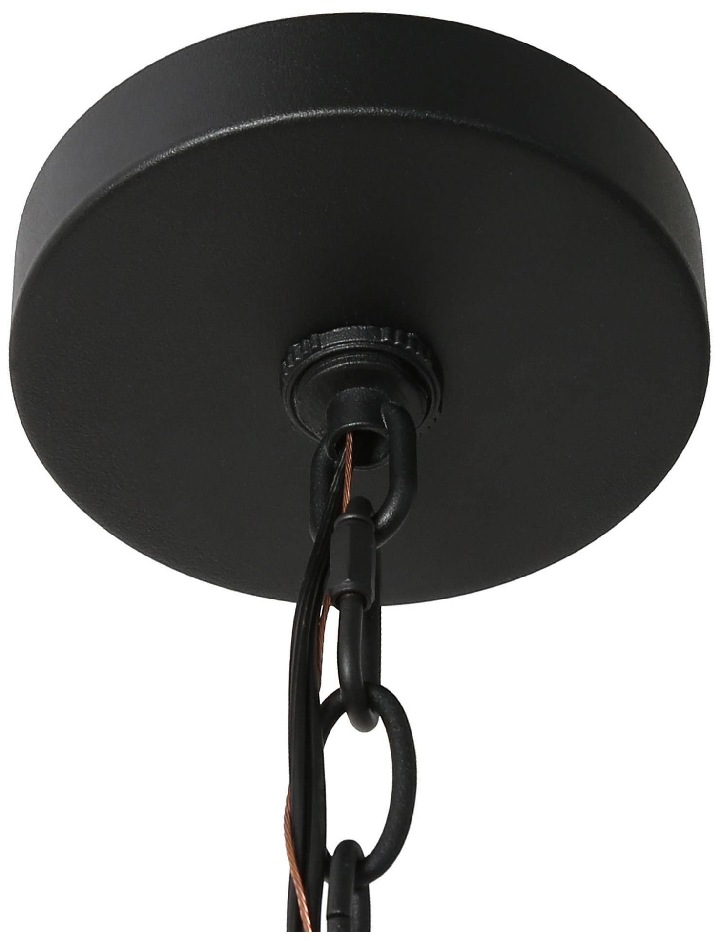 Image 6 1-Light 6.3"W Cylinder Brushed Black Pendant Lights more views