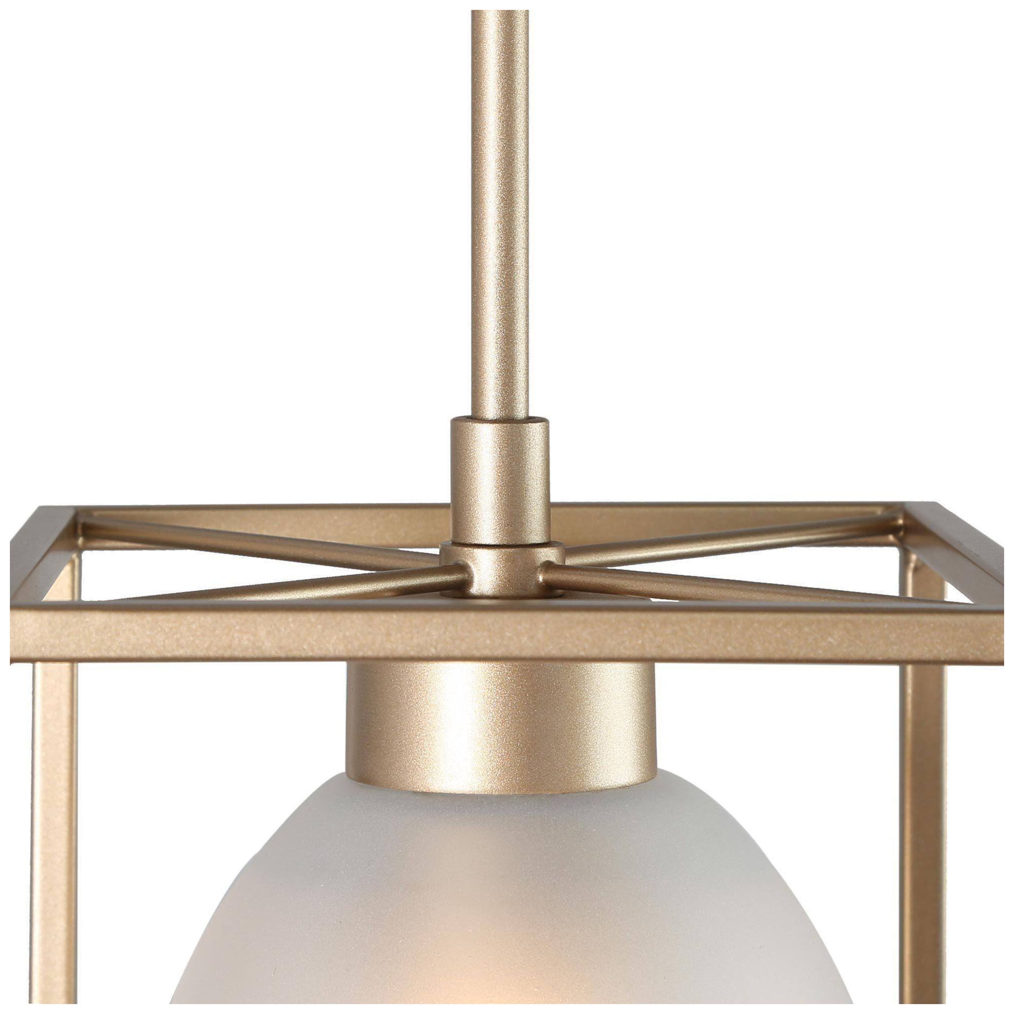 Image 3 1-Light 6.3"W Rectangle Dark Gold  Pendant Lights more views