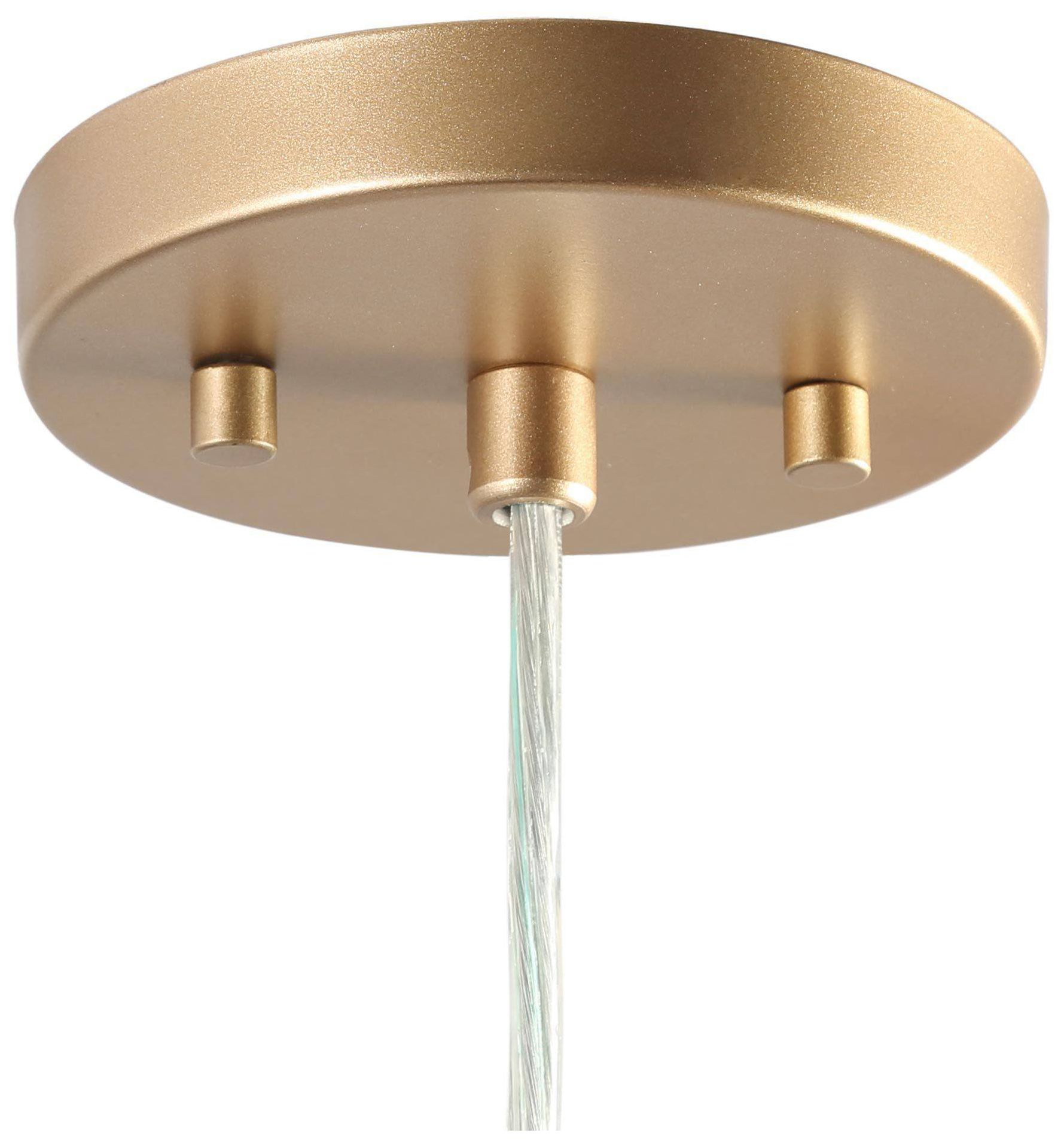 Image 4 1-Light 6.3"W Rectangle Dark Gold  Pendant Lights more views