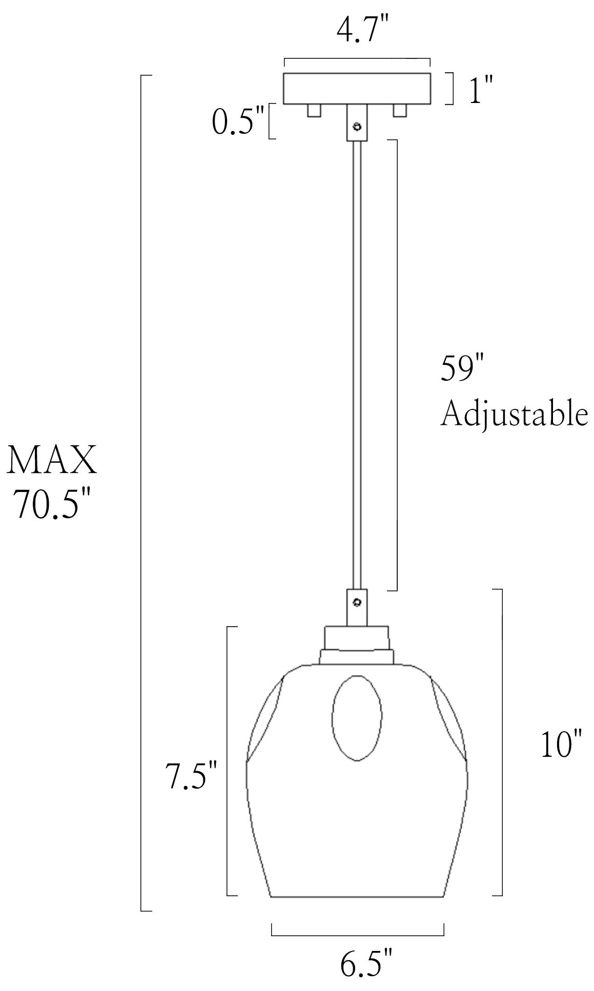 Image 5 1-Light 6.7"W Bell Plated Brass Pendant Lights more views