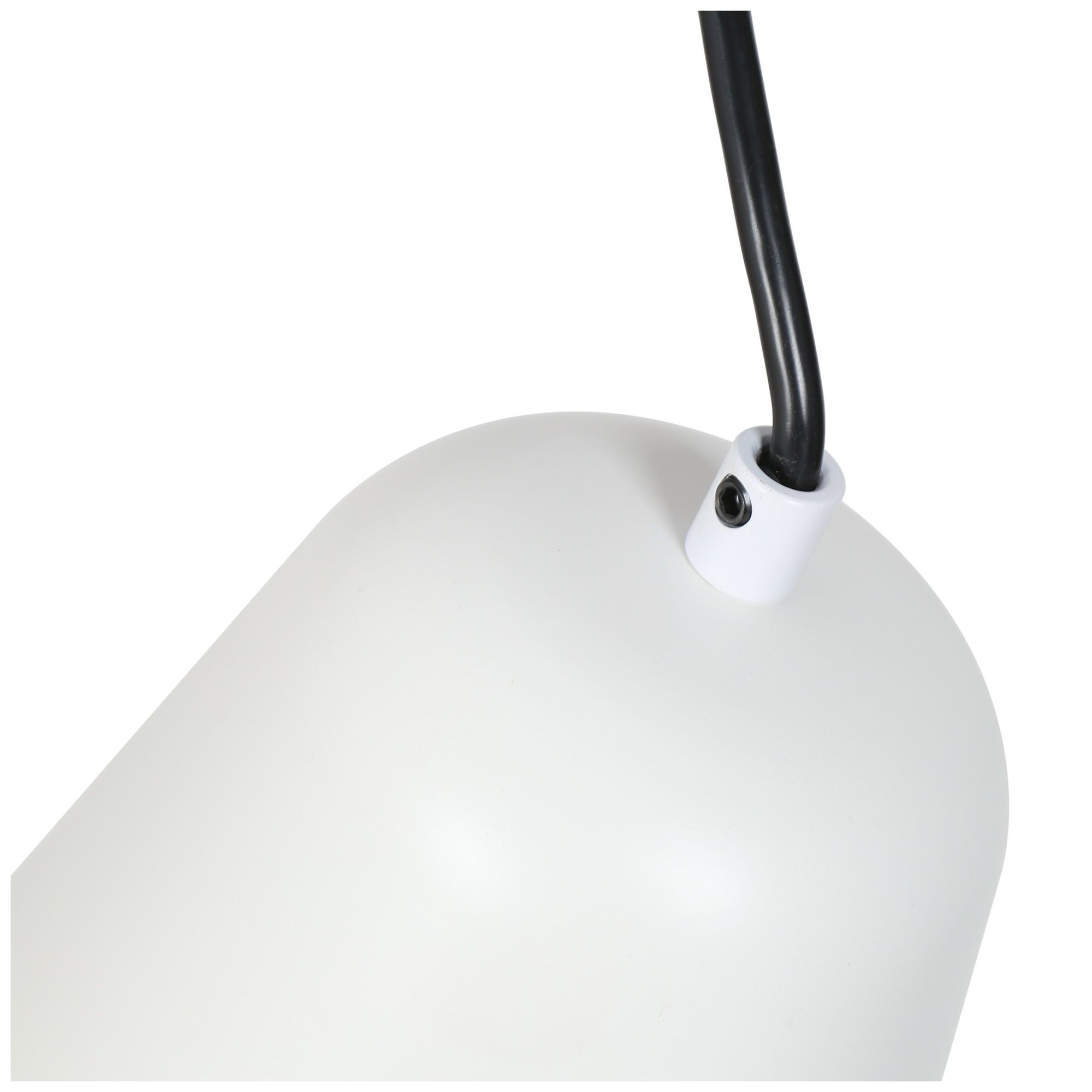 Image 3 1-Light 7.1"W Bell Flat White Pendant Light more views