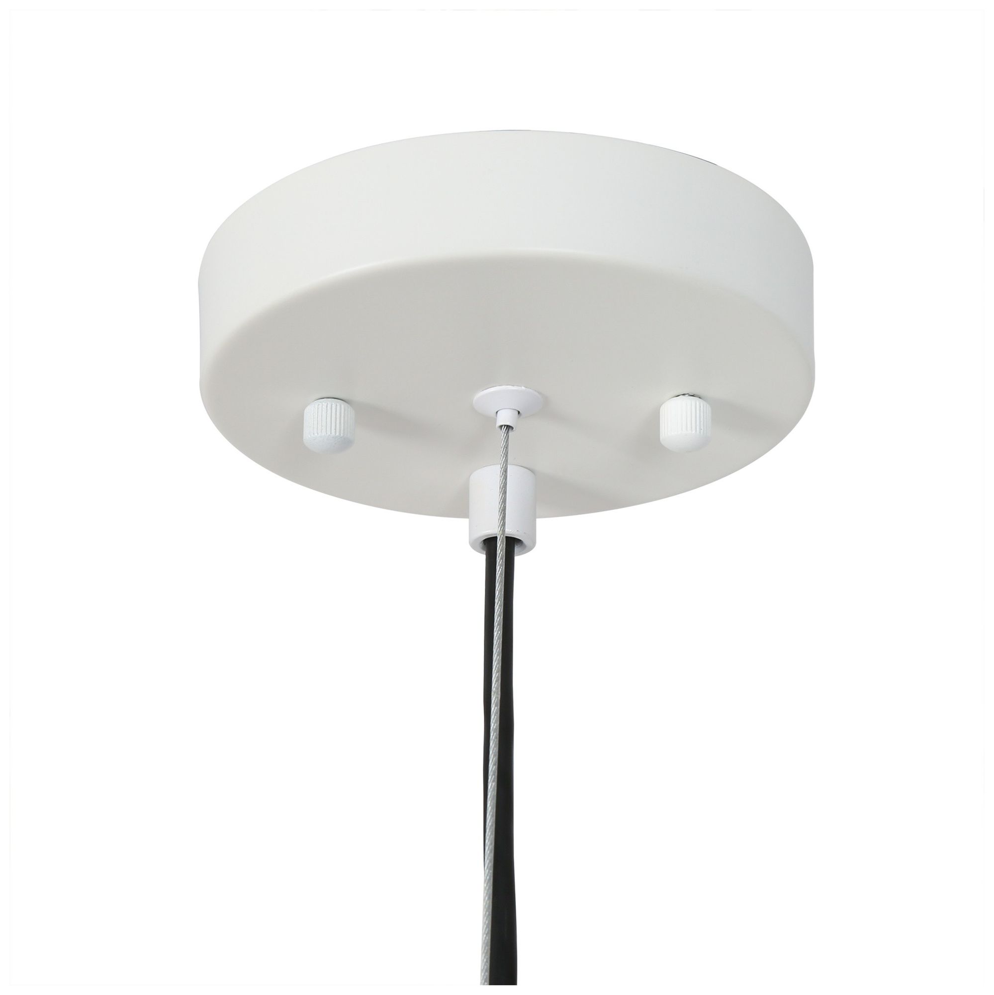 Image 4 1-Light 7.1"W Bell Flat White Pendant Light more views