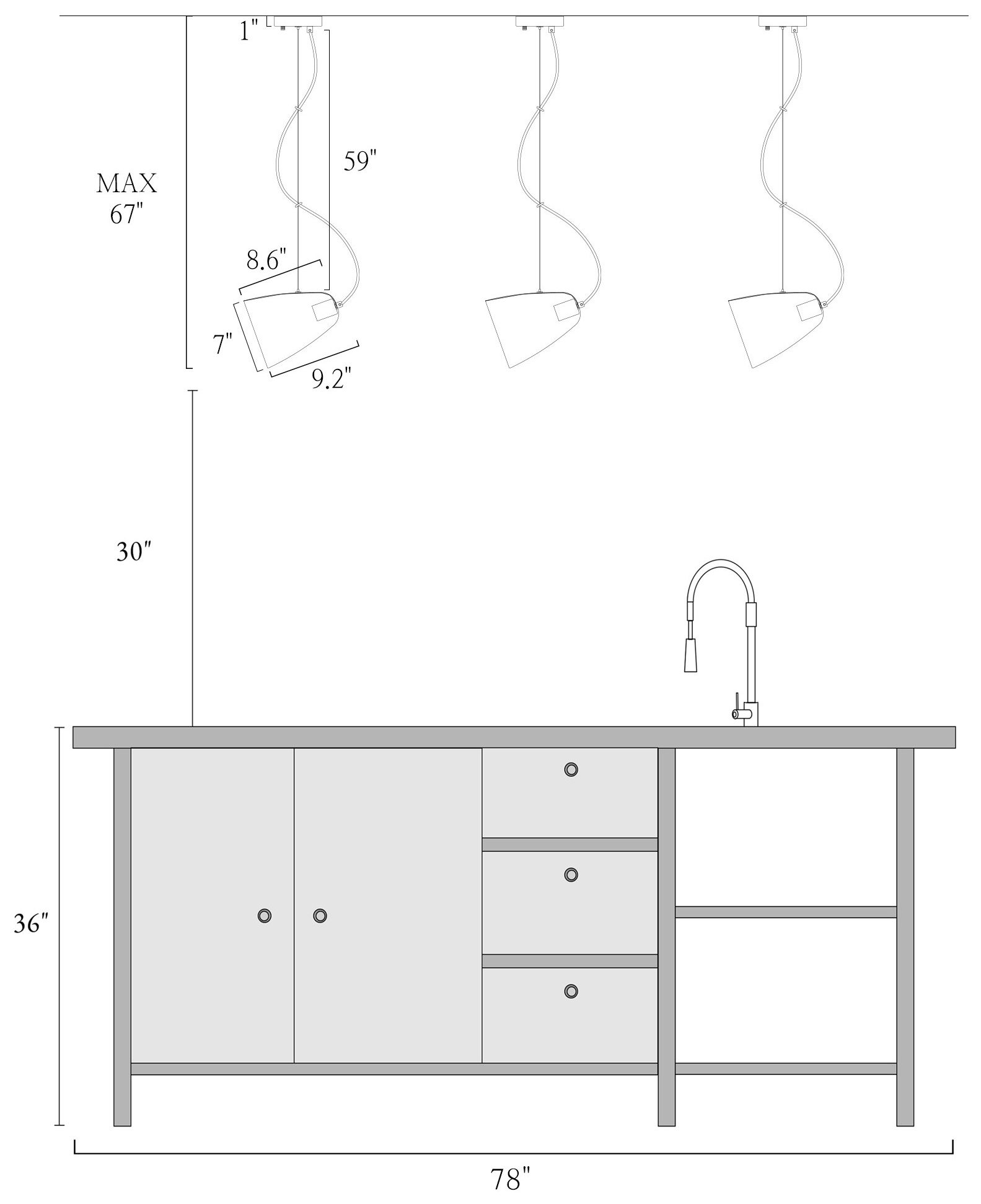 Image 6 1-Light 7.1"W Bell Flat White Pendant Light more views