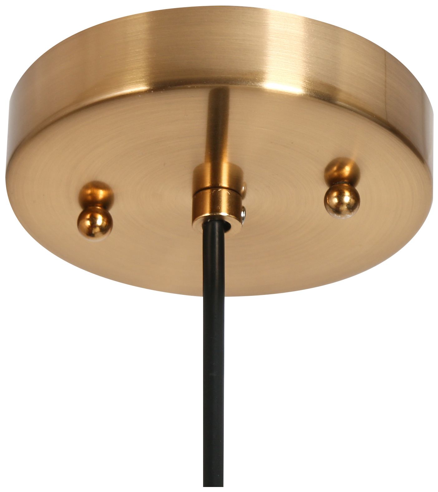 Image 5 1-Light 7.9"W Jar Plated Brass Pendant Lights more views