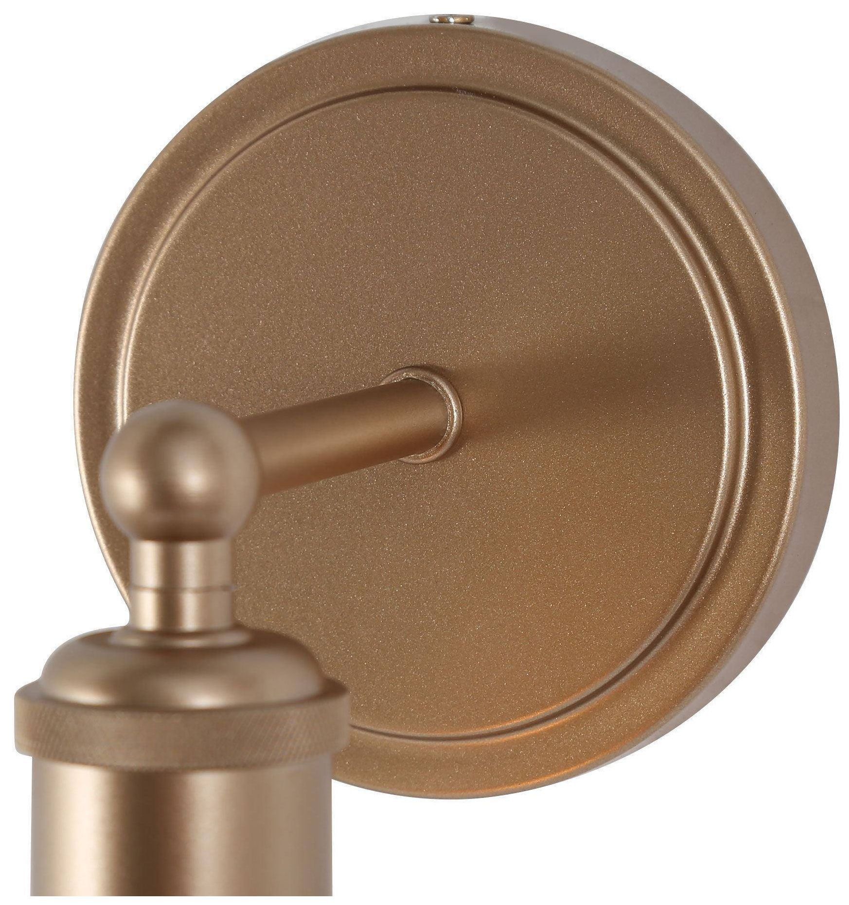 Image 2 1-Light 9.8"H Bell Dark Gold  Wall Lamp more views